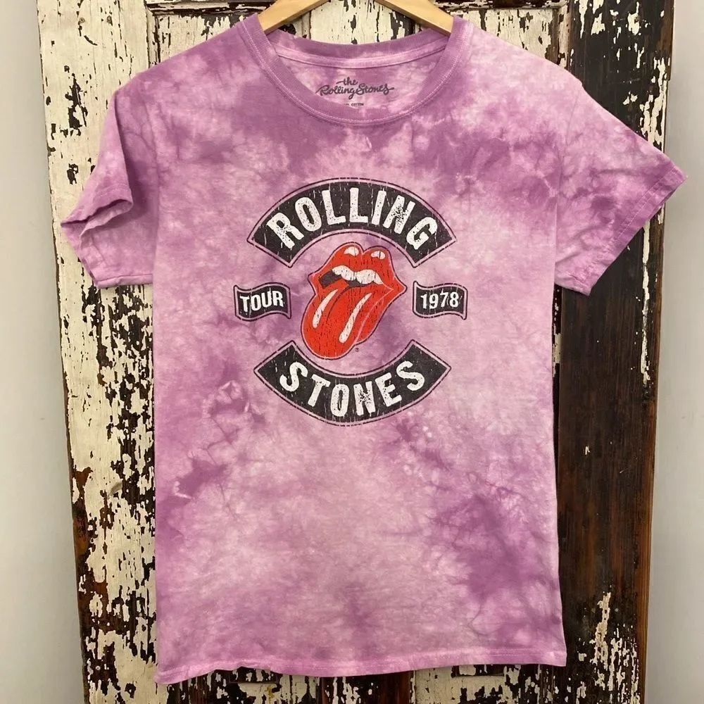 EUC Rolling Stones tie-dye T-shirt. Size Small.